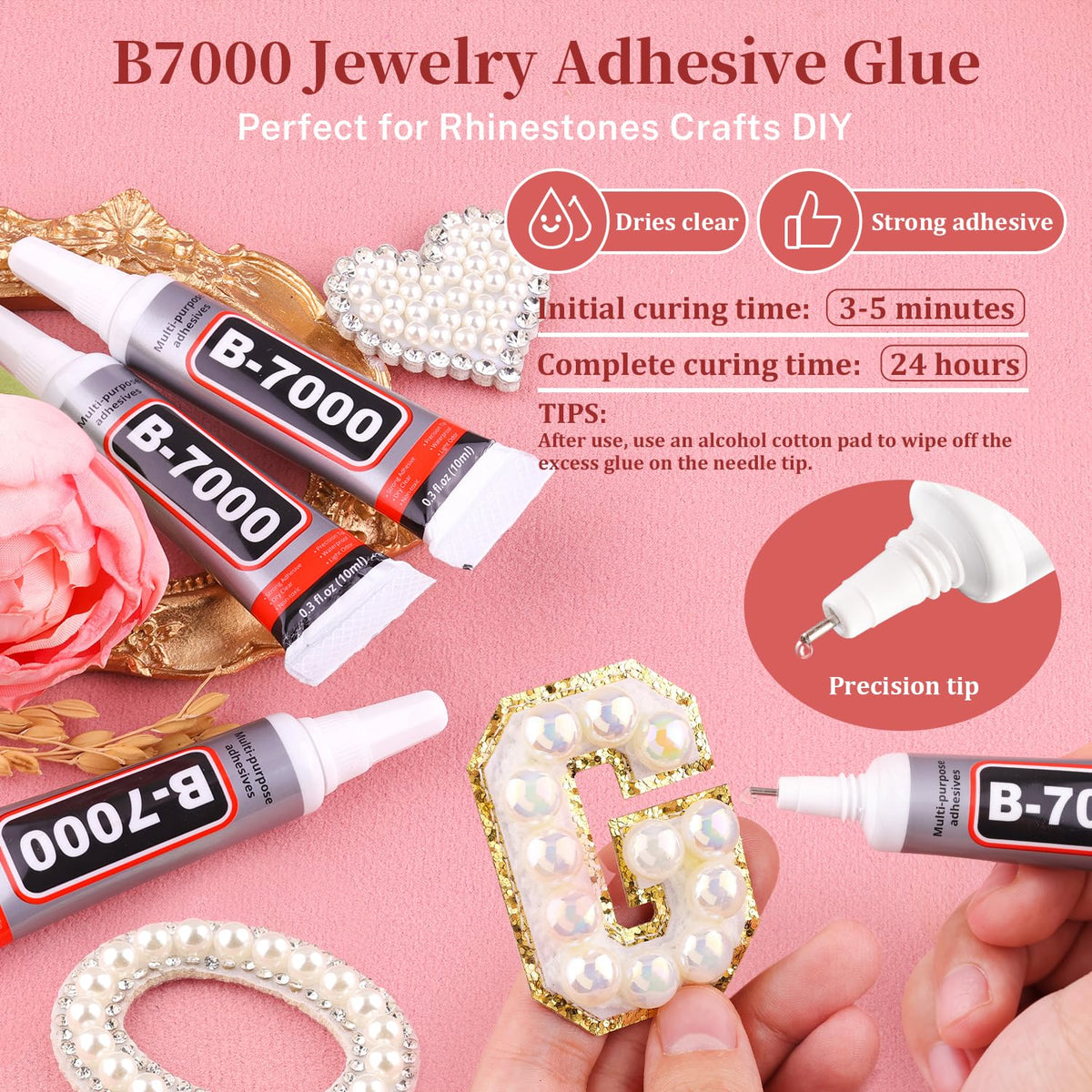 Perles plates utilisées pour embellir des chaussures