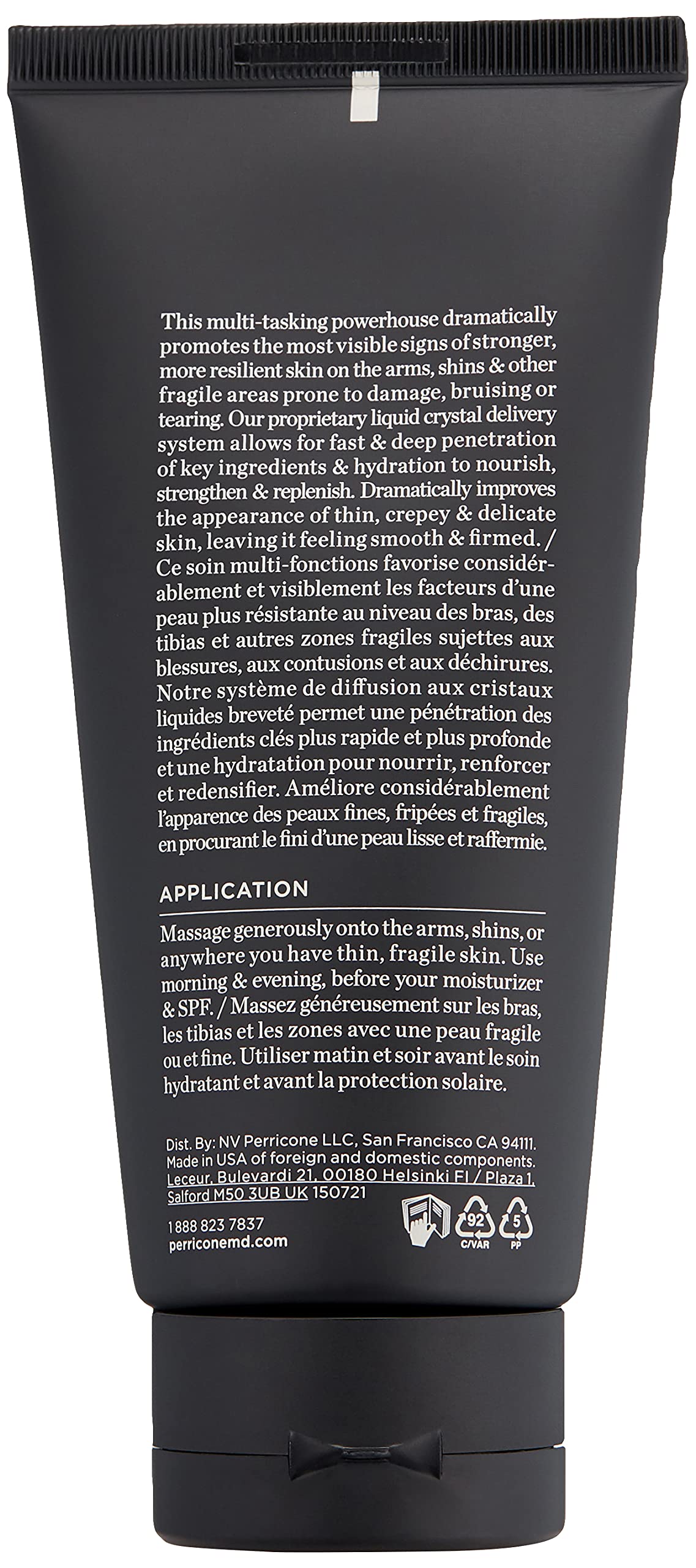 Perricone MD Cold Plasma Plus+ texture du sérum sur une main