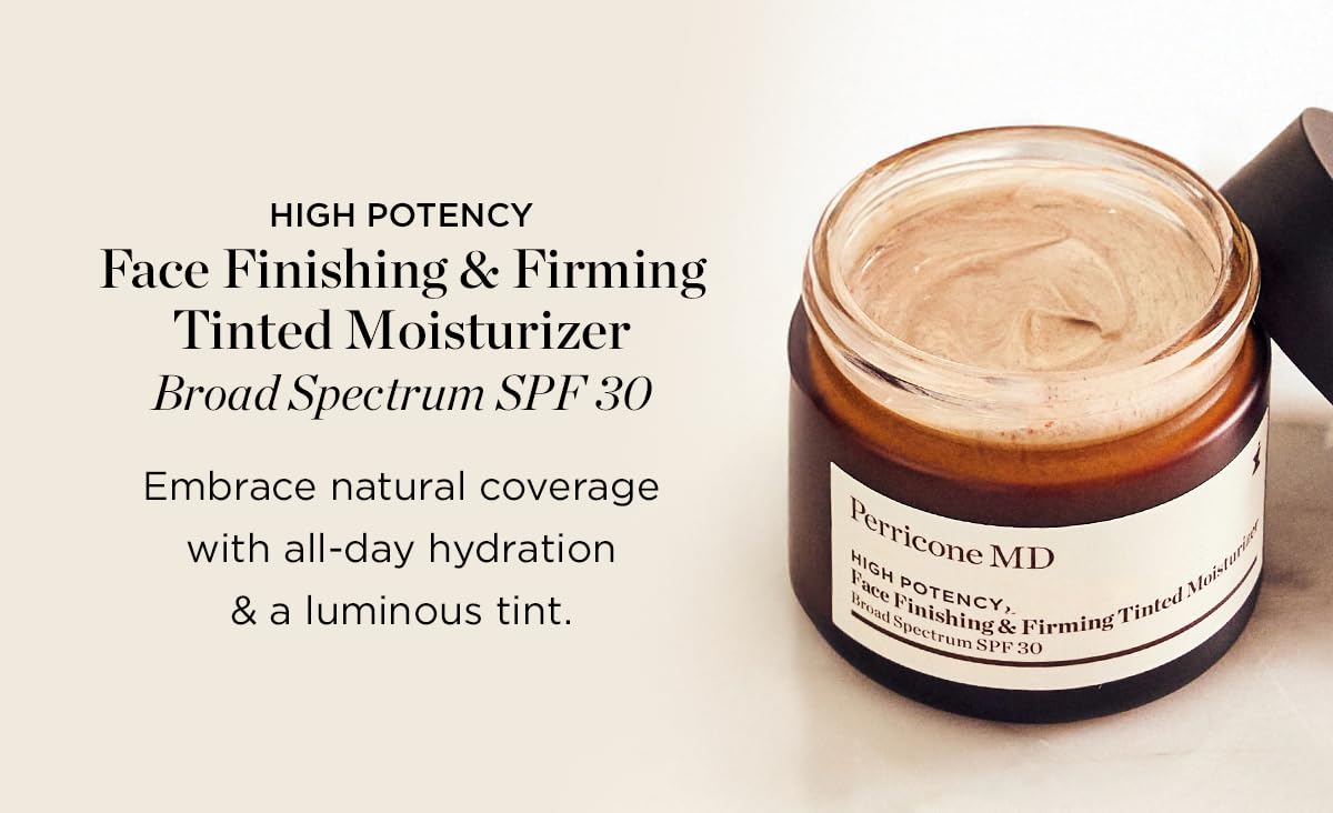 Perricone MD Crème Teintée SPF 30 application sur la peau