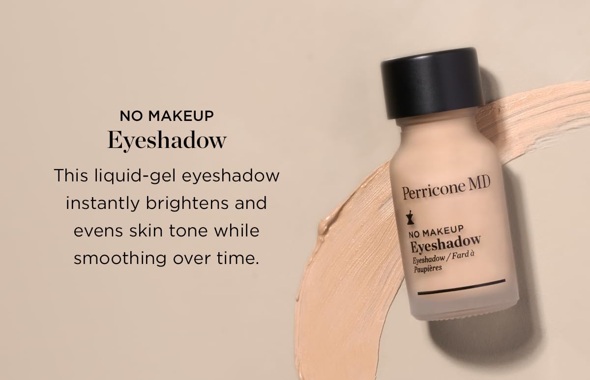 Perricone MD No Makeup Liquid Eyeshadow application sur paupière