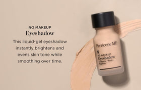 Perricone MD No Makeup Liquid Eyeshadow application sur paupière
