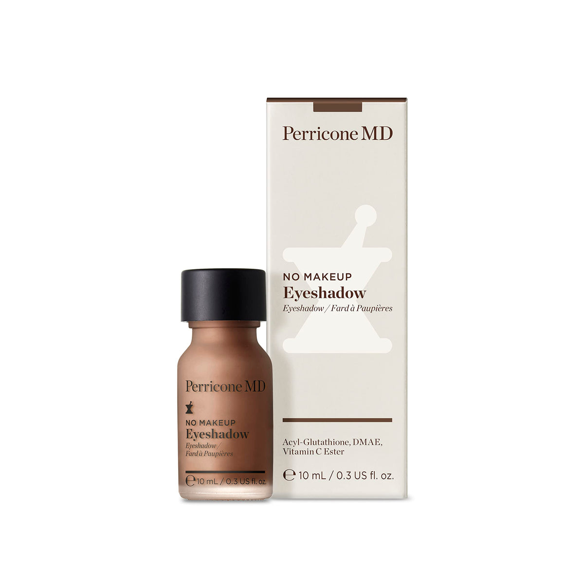 Perricone MD No Makeup Liquid Eyeshadow texture crémeuse sur la main