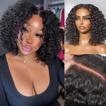 Perruque LUVME HAIR 12 pouces bouclée vue de face