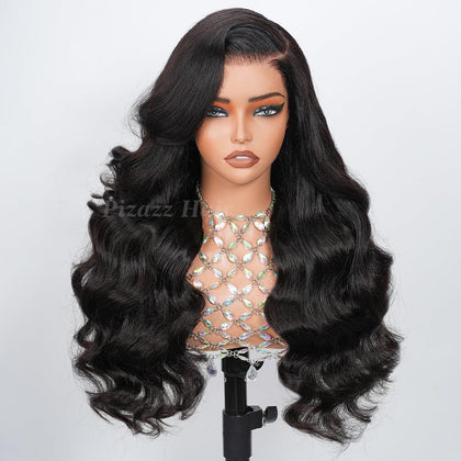 Perruque Pizazz Lace Front 13x4 en cheveux humains vue de face