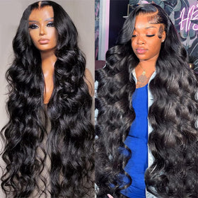 Perruque Pizazz Lace Front 30 pouces vue de face avec boucles