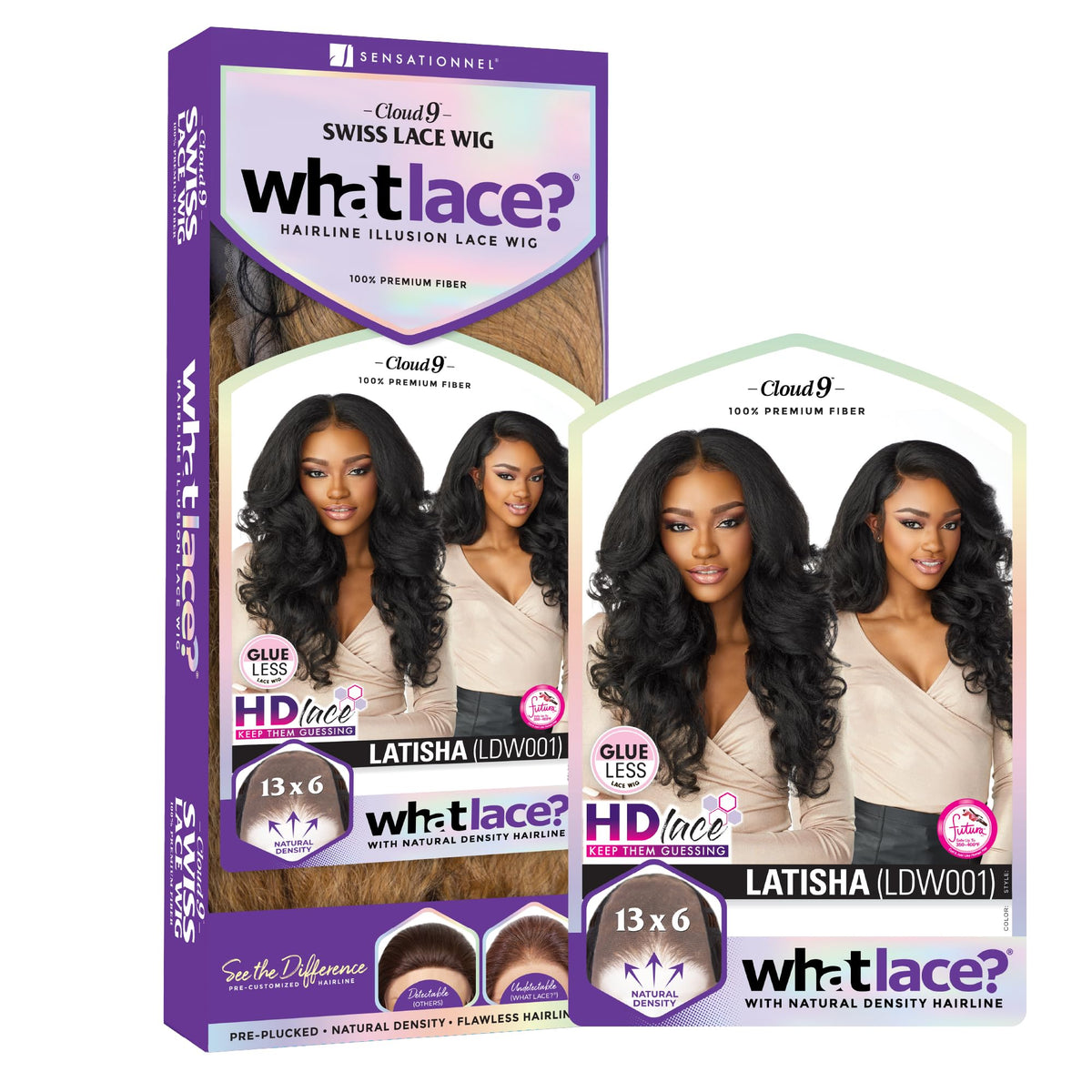 Perruque Sensationnel Latisha avec différents styles