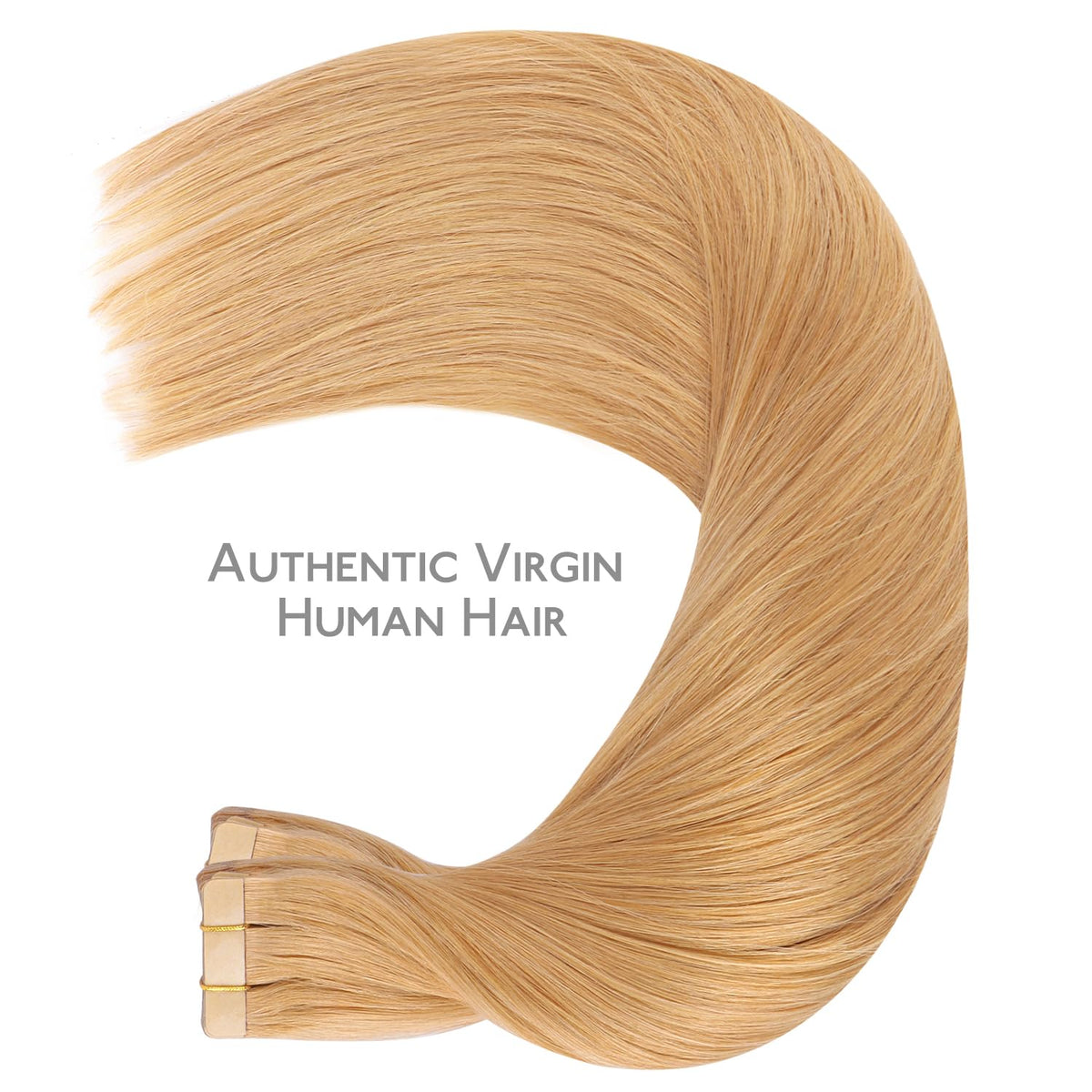 Personne portant les extensions de cheveux Wennalife blond fraise