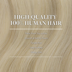 Personne portant les extensions GOO GOO, mettant en valeur le volume