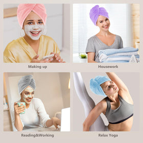 Personne utilisant la serviette AIDEA après la douche