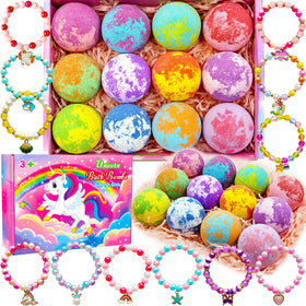 Phaorui bombes de bain licorne avec emballage coloré