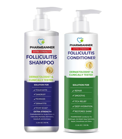 PHARMBANNER Shampoo et Après-Shampooing Anti-Fongique 871g vue de face