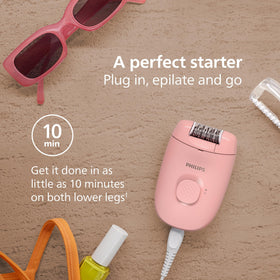 PHILIPS Épilateur Série 2000, packaging et accessoires inclus