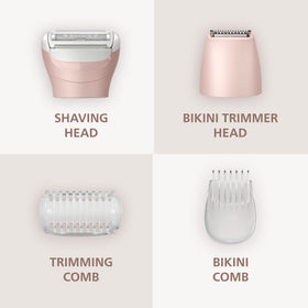 PHILIPS Lady Shaver 6000 avec son peigne de tonte