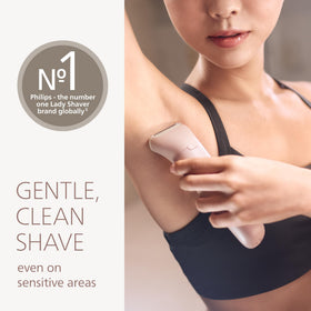PHILIPS Lady Shaver 6000 en utilisation sous la douche