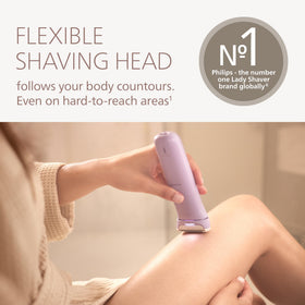 Philips Lady Shaver Series 8000 vue arrière avec câble USB