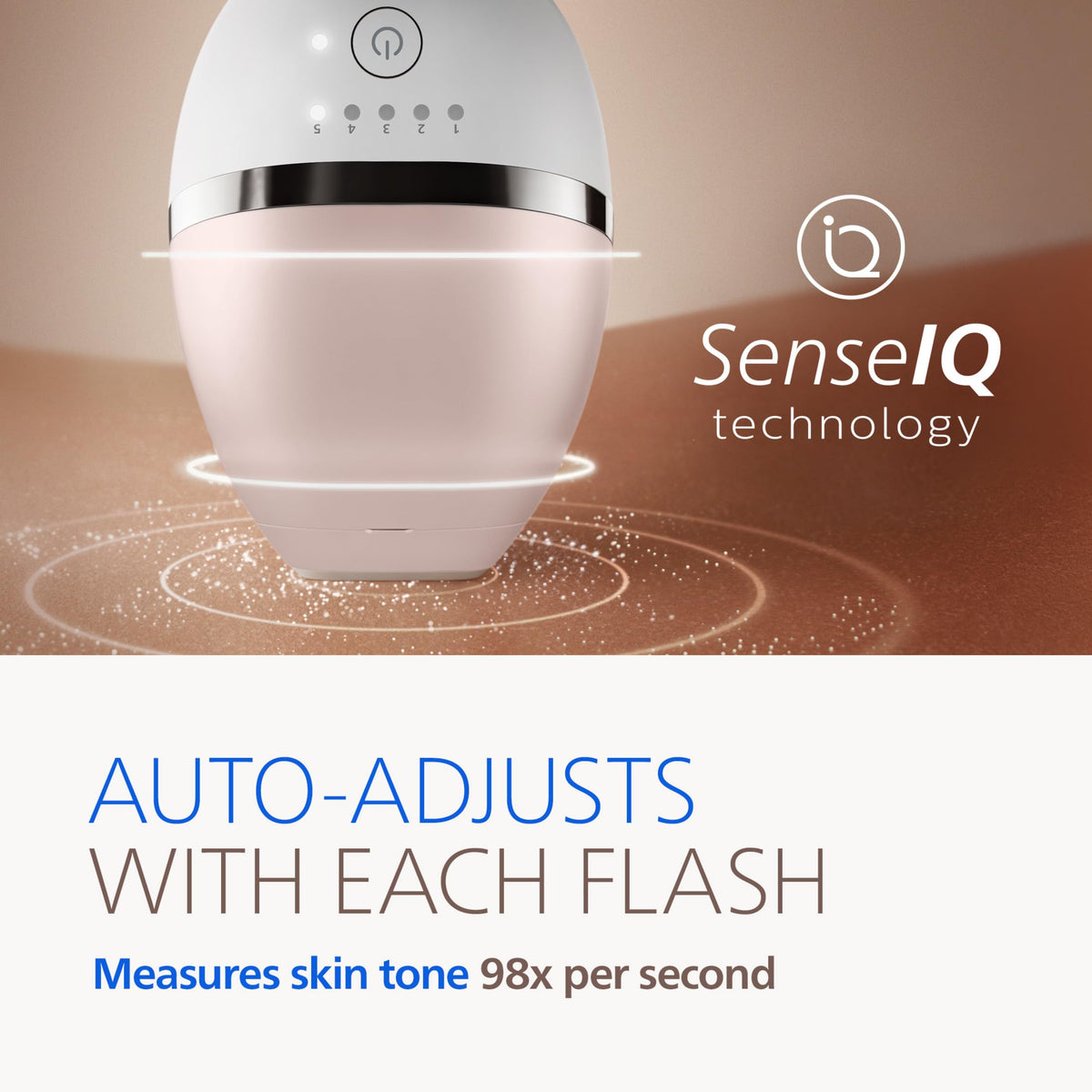 PHILIPS Lumea IPL 8000 sur une table avec fond neutre