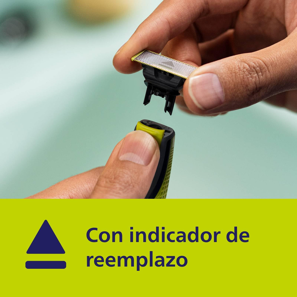 PHILIPS OneBlade QP220/51 lames en vue rapprochée