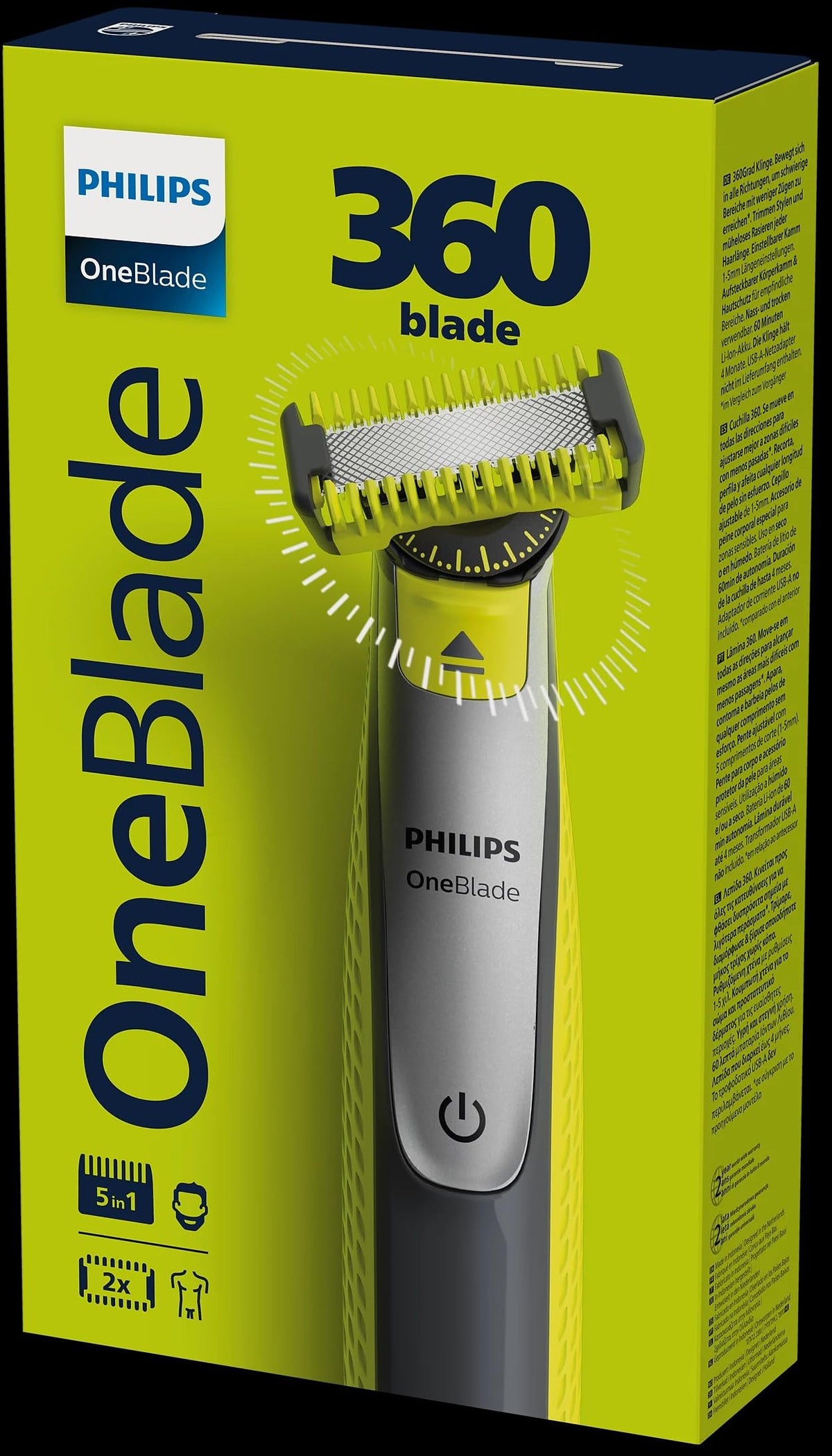 PHILIPS Shaver OneBlade 360 QP2730 détails sur la lame
