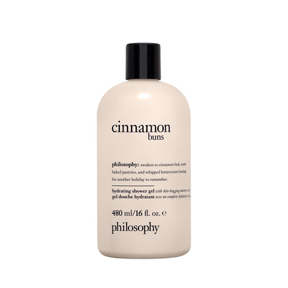 philosophy gel douche 3-en-1 parfumé 540g vue avant avec étiquette