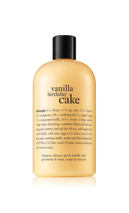 philosophy Gel Douche Vanille Gâteau d'Anniversaire 473 ml vue de face