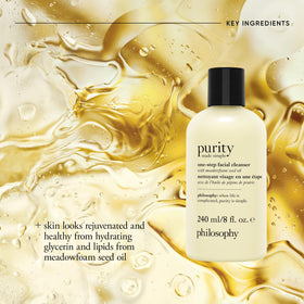 philosophy Purity Made Simple nettoyant visage 715g avec texture crémeuse