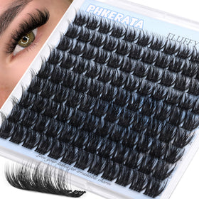 PHKERATA Faux Cils Fluffy avec effet 3D
