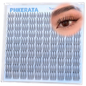 PHKERATA Faux Cils Manga vue avant avec texture spiky