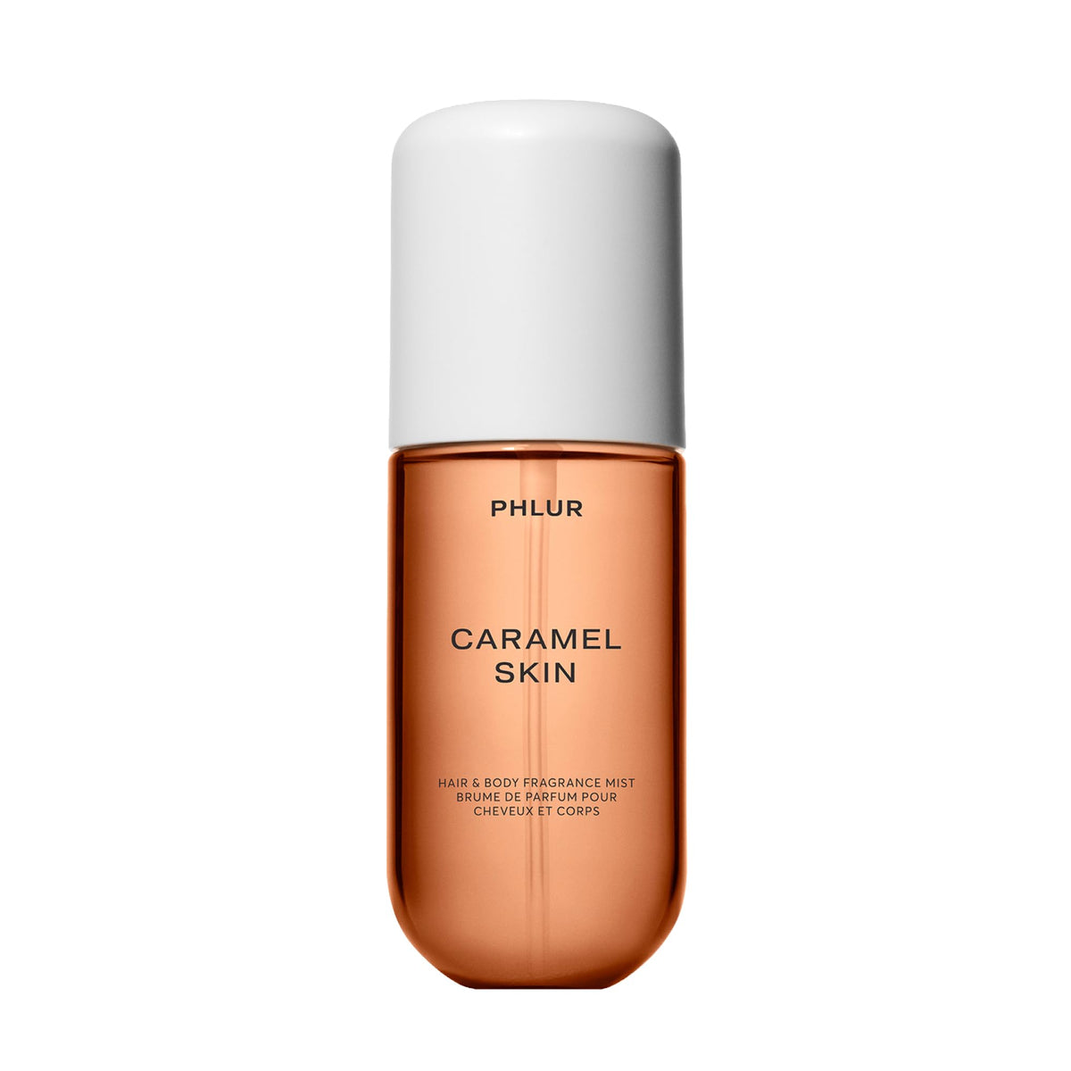 PHLUR Brume Corporelle Caramel 141g vue avant avec packaging