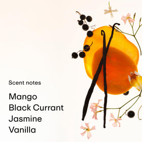 PHLUR Mango Mood brume corporelle en vaporisation sur la peau