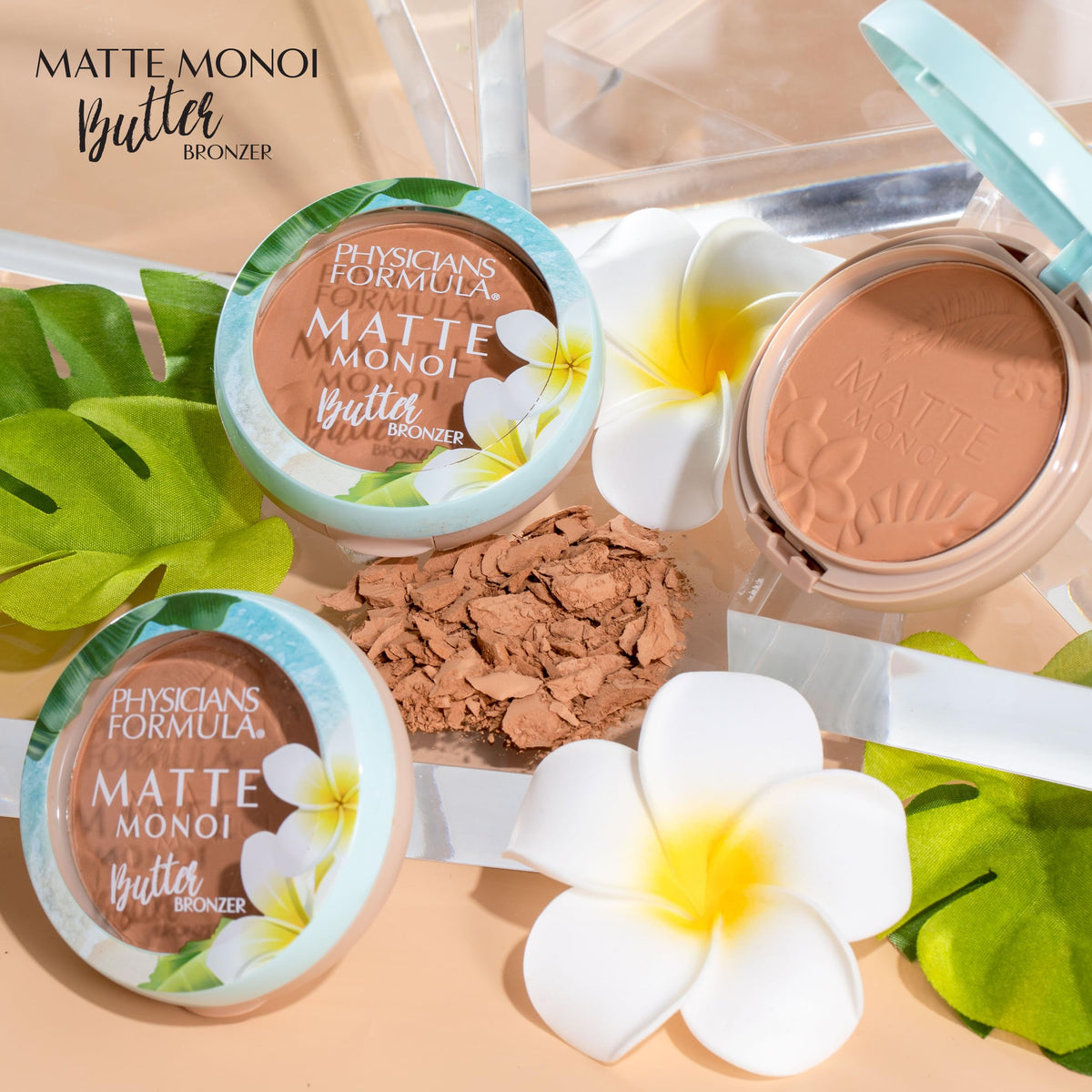 Physicians Formula Bronzer Matte Monoi Butter 60g avec lumière naturelle