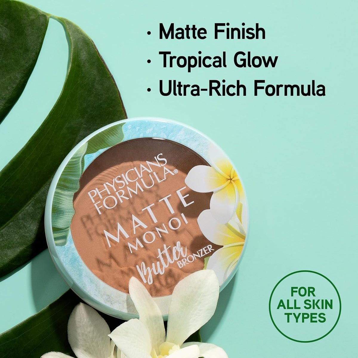 Physicians Formula Poudre Bronzante Mat Monoi Butter 82g texture crémeuse