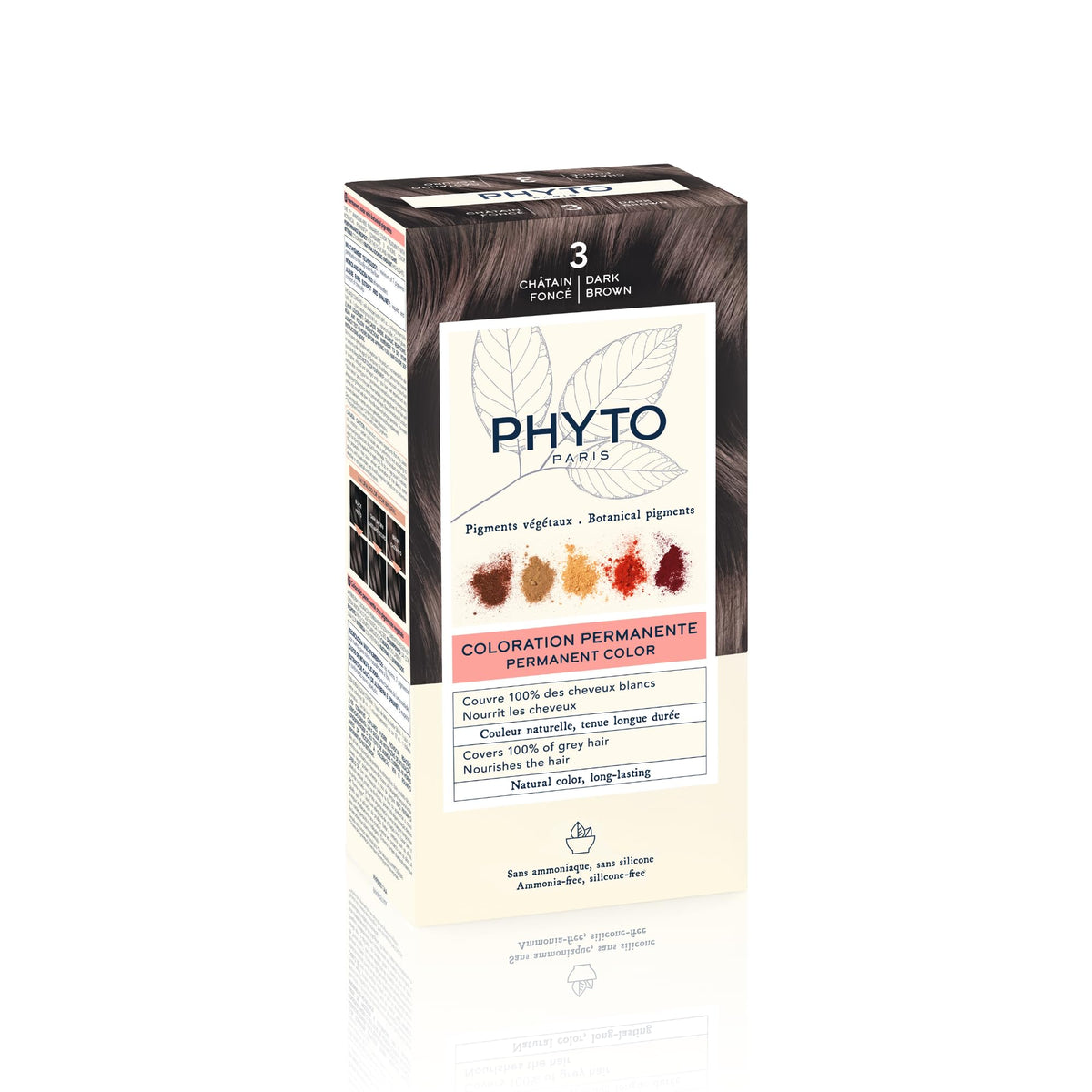 PHYTO Phytocolor 3 Marron Foncé coloration permanente avant application