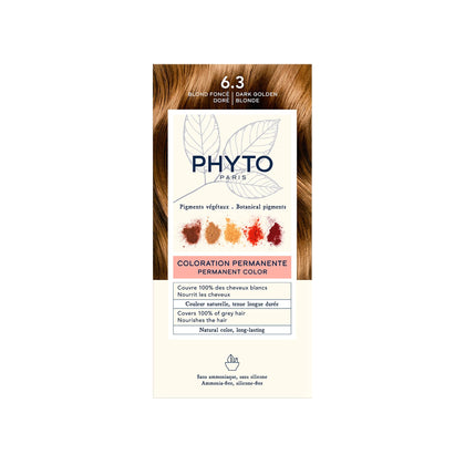 PHYTO Phytocolor 6.3 Blond Doré Foncé boîte vue avant