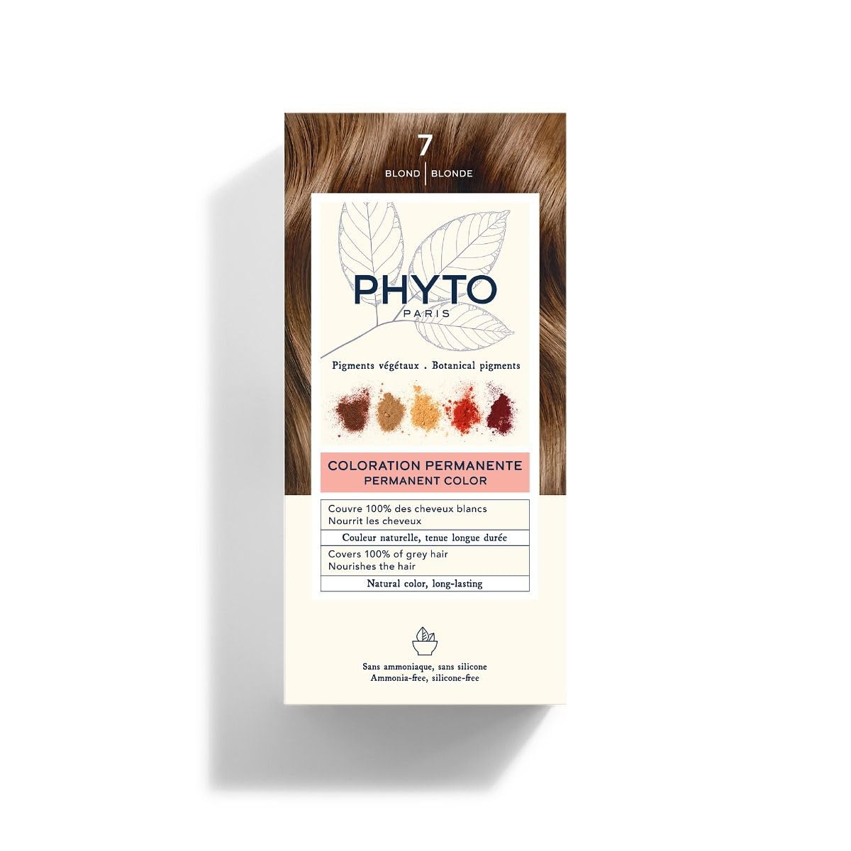 PHYTO Phytocolor 7 Blonde coloration permanente avant application