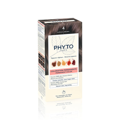 PHYTO Phytocolor Teinture Permanente 4 Marron Intense avant application