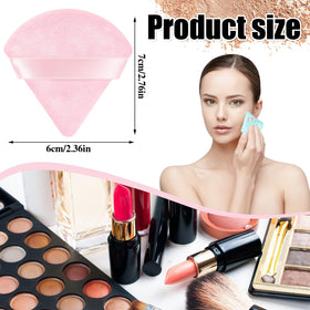 Pimoys Poudres Puff avec design triangulaire pour un maquillage précis