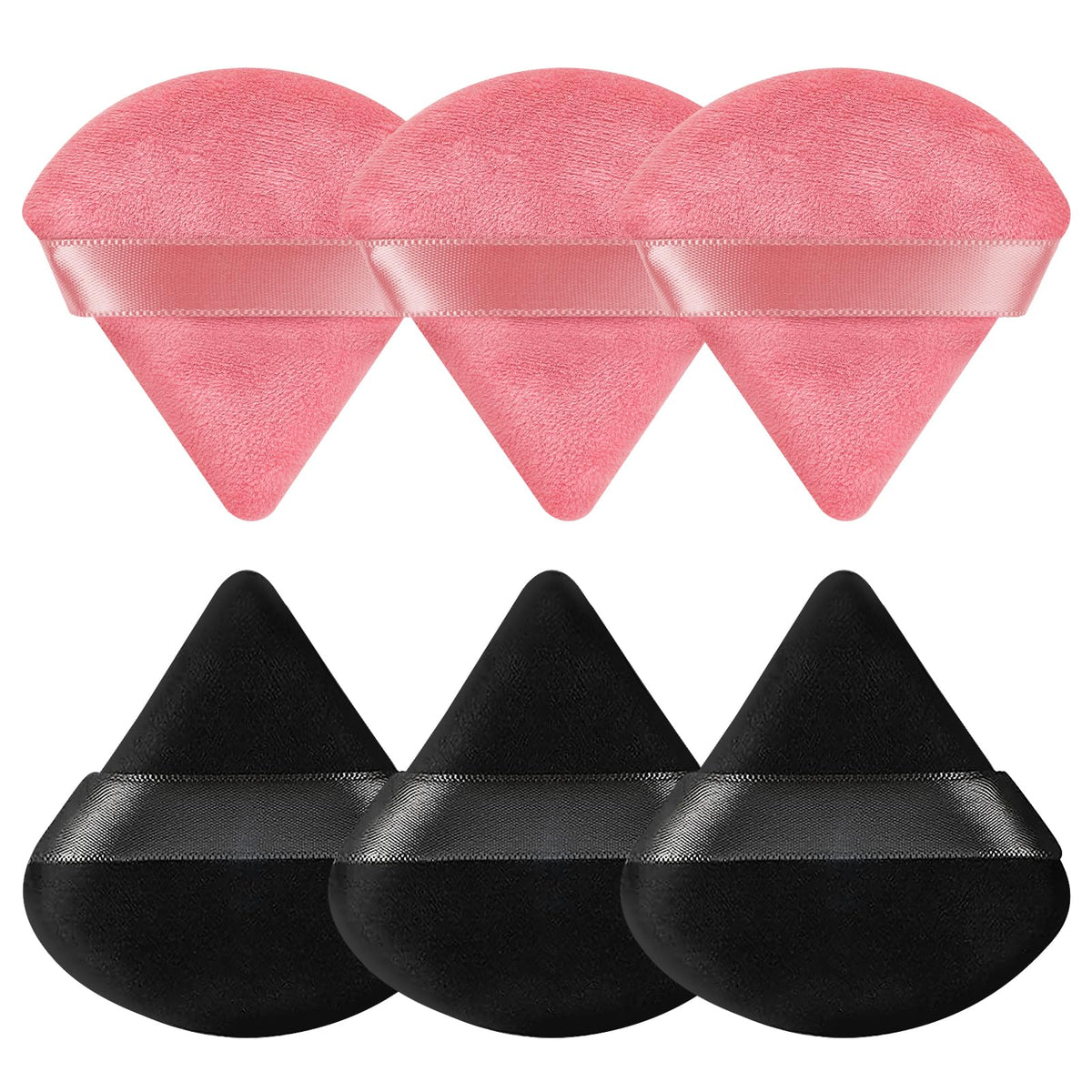 Pimoys Poudres Puff Triangle 6 pièces vue de face