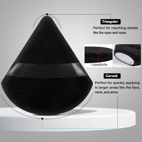 Pimoys Poudres Puff Triangle sur fond blanc