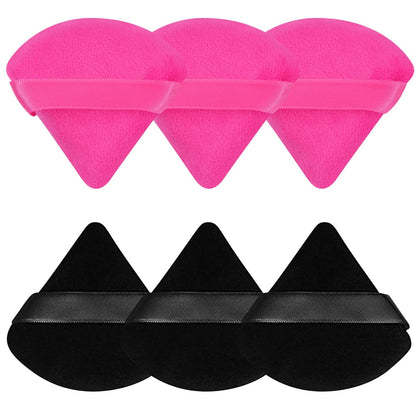 Pimoys puffs de maquillage 6 pièces avec différentes couleurs