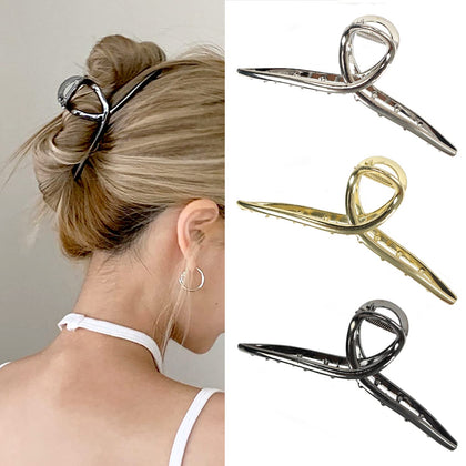 Pince à cheveux FAELBATY grande modèle couleur argent