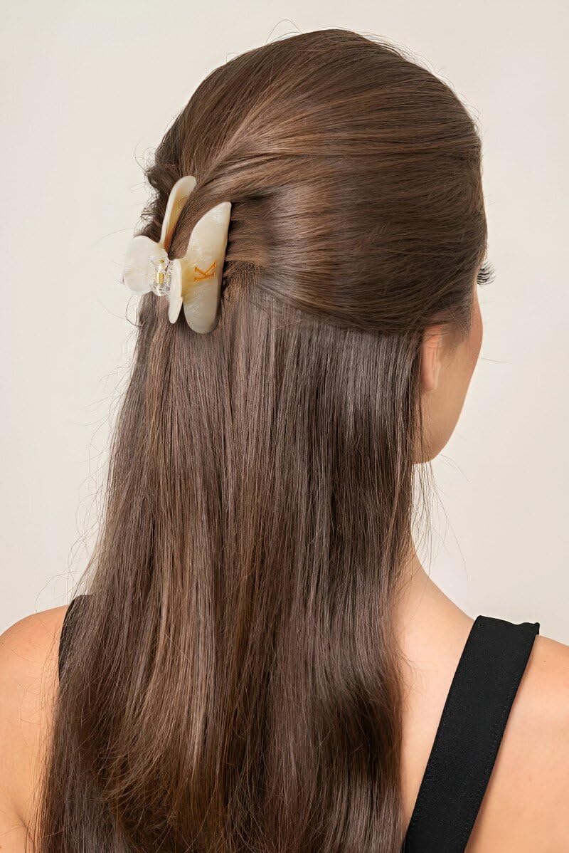 Pince à cheveux Fohufo sur un fond stylisé