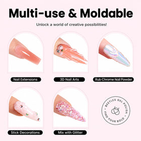 Pince à épiler et stylo en silicone pour nail art de beetles