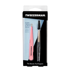 Pince à épiler Tweezerman dans une trousse de maquillage