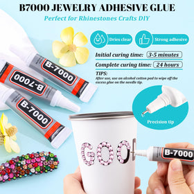 Pince et stylo de prélèvement inclus dans le kit de rhinestones