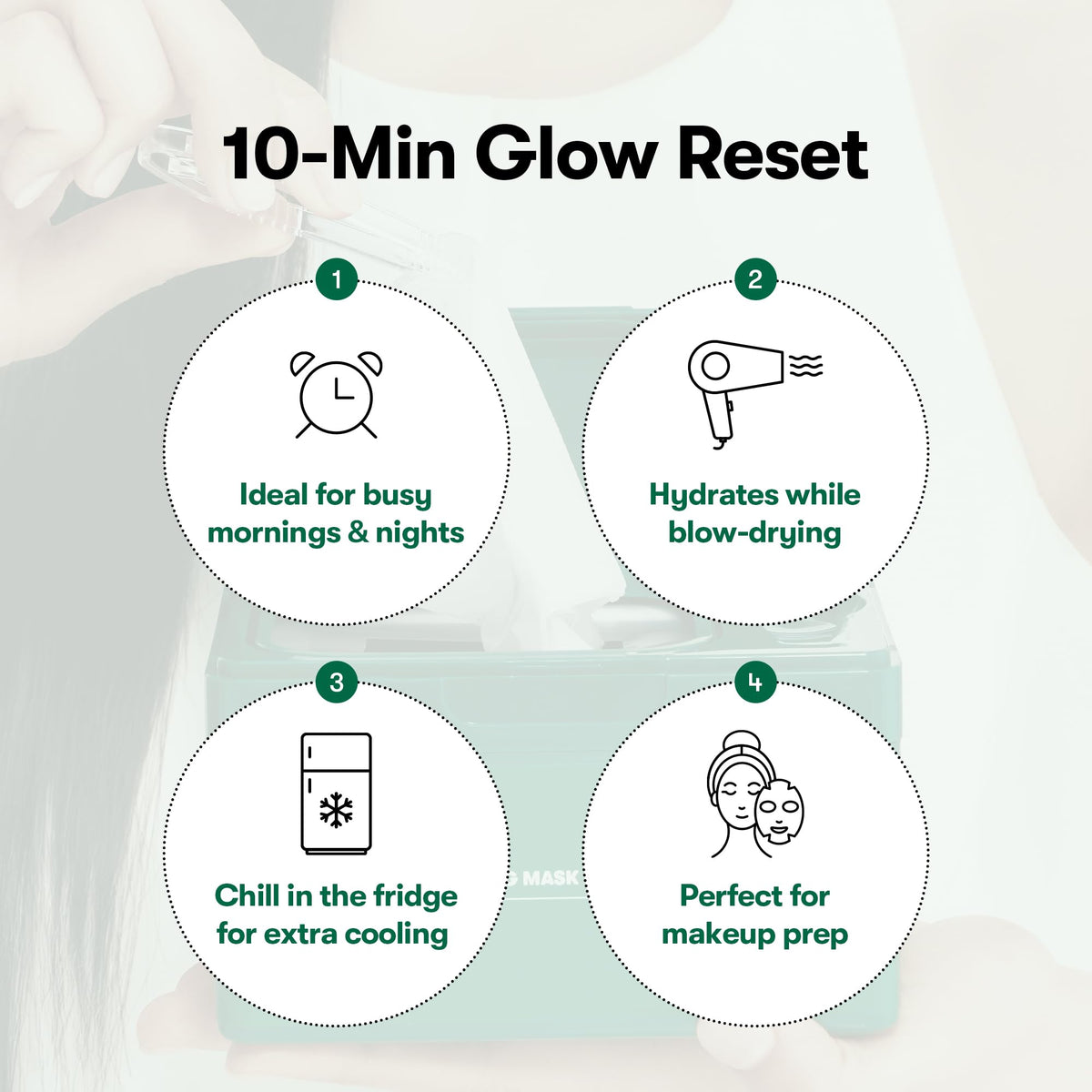 Pince hygiénique intégrée pour le masque CICA de VT COSMETICS