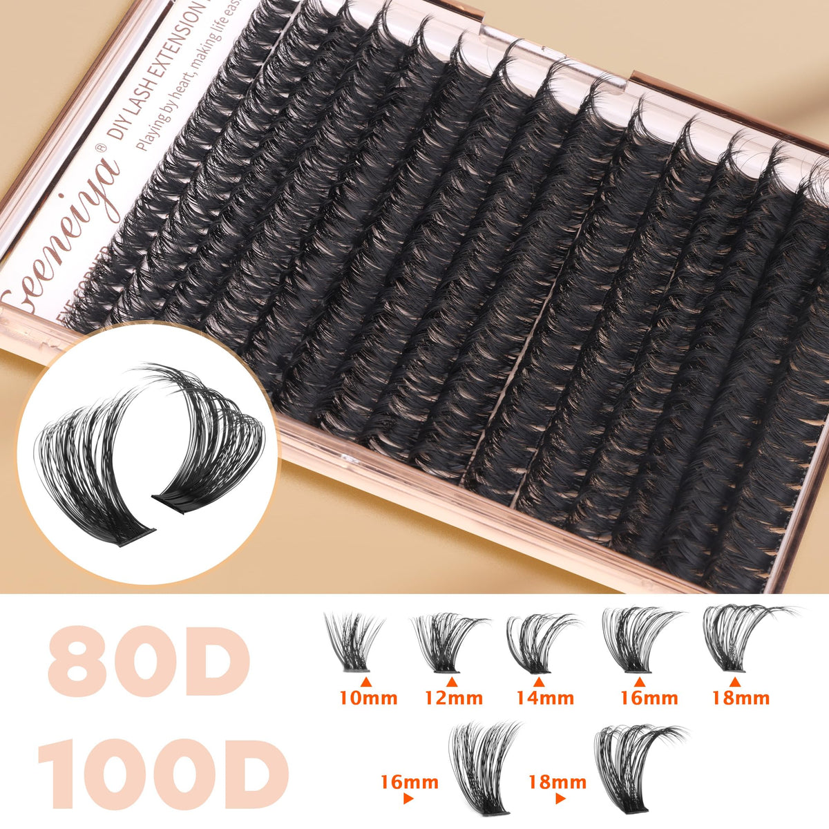 Pince pour application de cils Geeneiya