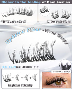 Pince professionnelle incluse dans le Kit de Cils Wispy ALICE