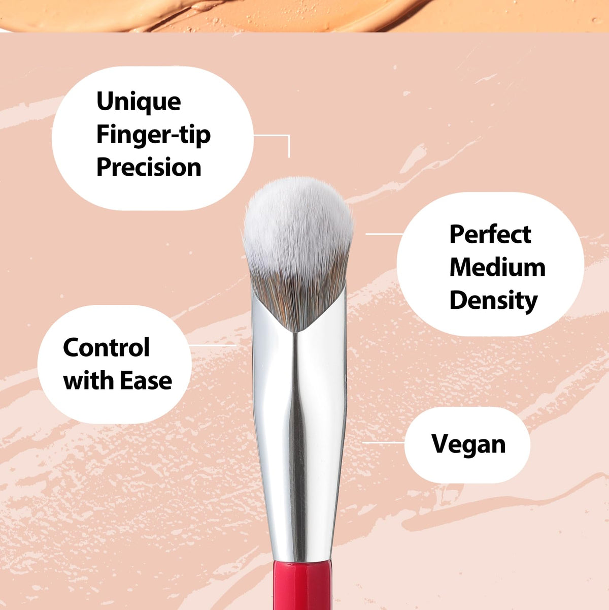 Pinceau à correcteur ALBEAUT 193 utilisé pour le maquillage du visage