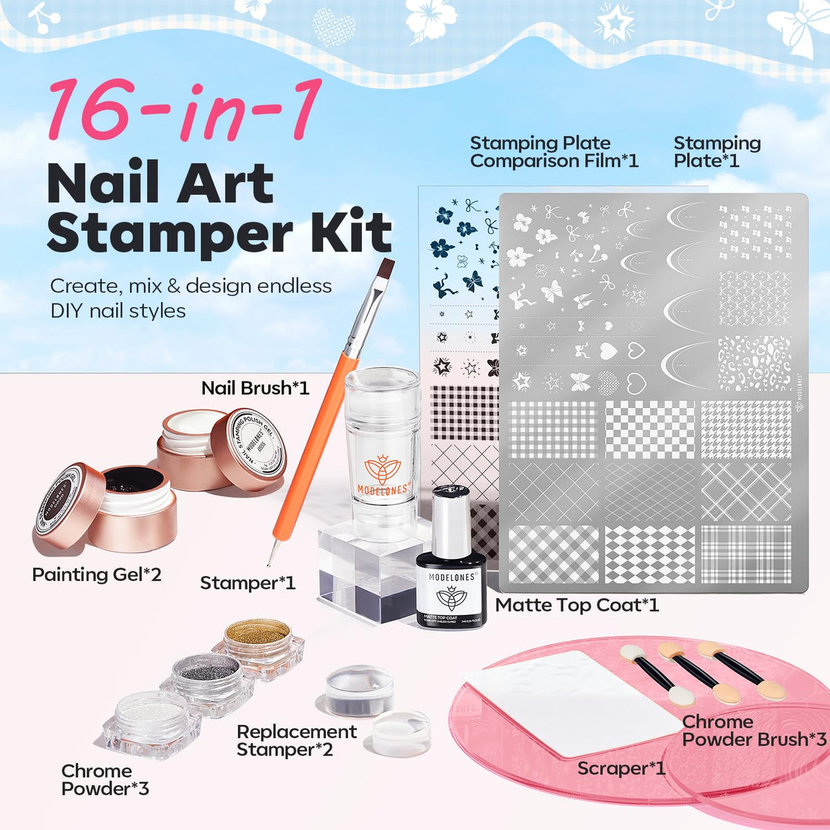 pinceau à double extrémité pour nail art