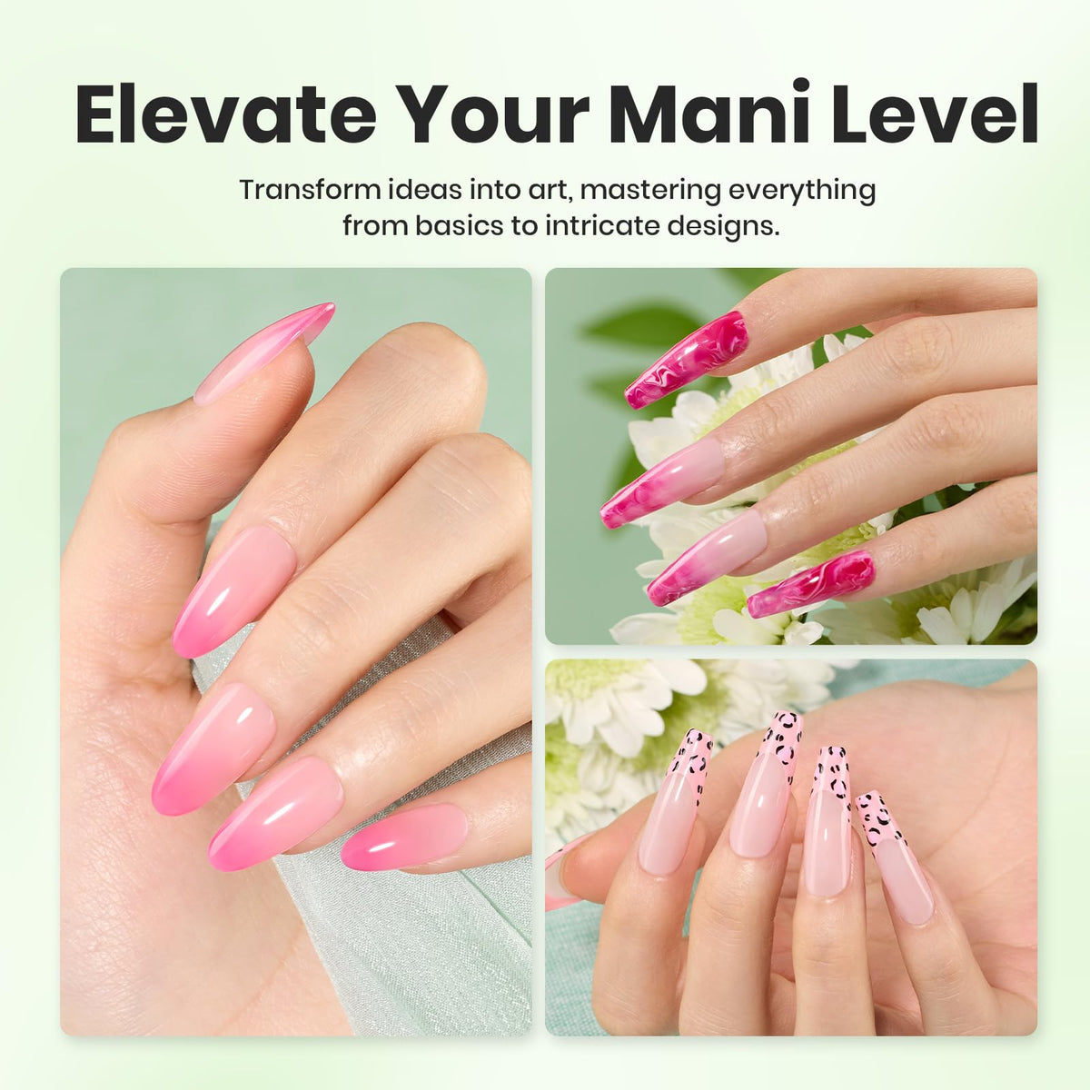 Pinceau de nail art Beetles avec close-up sur les brins